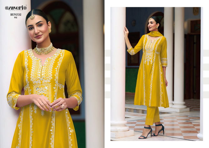 Romani By Zaveri 1109-1112 Salwar Kameez Readymade Catalog